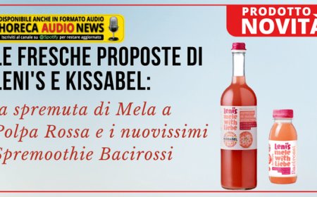 Le fresche proposte di Leni's e Kissabel: la spremuta di Mela a polpa rossa e i nuovissimi Spremoothie Bacirossi