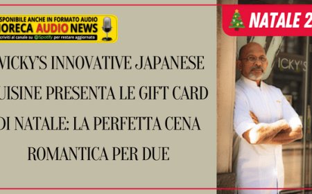 Wicky’s Innovative Japanese Cuisine presenta le gift card di Natale: la perfetta cena romantica per due
