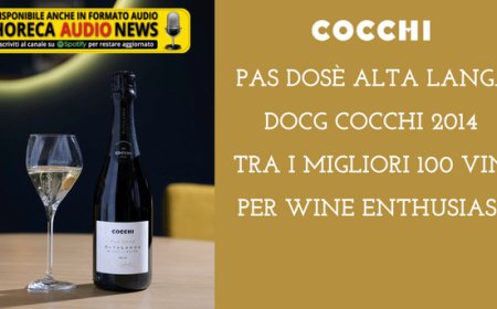 Pas Dosè Alta Langa Docg Cocchi 2014 tra i migliori 100 vini per Wine Enthusiast