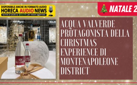 Acqua Valverde protagonista della Christmas Experience di Montenapoleone District