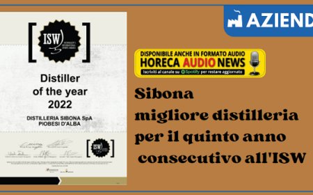 Sibona migliore distilleria per il quinto anno consecutivo all'ISW