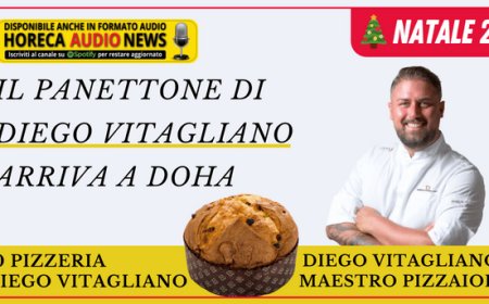 Il panettone di Diego Vitagliano arriva a Doha