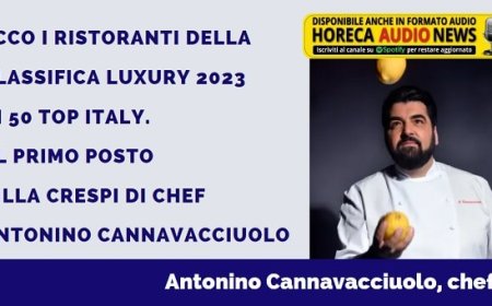 Ecco i ristoranti della classifica Luxury 2023 di 50 Top Italy. Al primo posto Villa Crespi di chef Antonino Cannavacciuolo