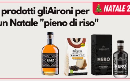 I prodotti gliAironi per un Natale "pieno di riso"