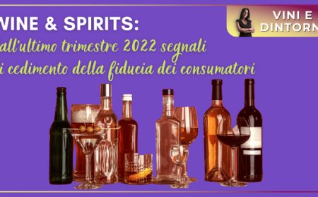 Wine & Spirits: dall’ultimo trimestre 2022 segnali di cedimento della fiducia dei consumatori