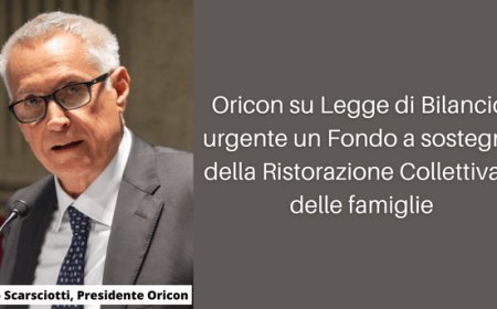 Oricon su Legge di Bilancio: urgente un Fondo a sostegno della Ristorazione Collettiva e delle famiglie
