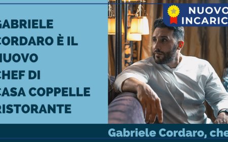 Gabriele Cordaro è il nuovo chef di Casa Coppelle Ristorante