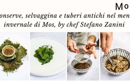 Conserve, selvaggina e tuberi antichi nel menù invernale di Mos, by chef Stefano Zanini