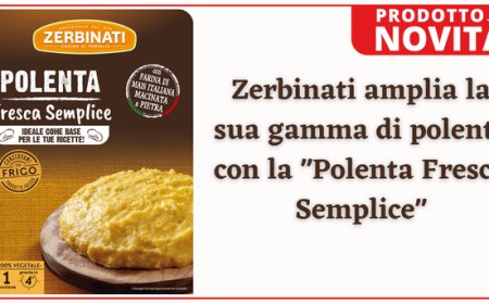 Zerbinati amplia la sua gamma di polente con la "Polenta Fresca Semplice"