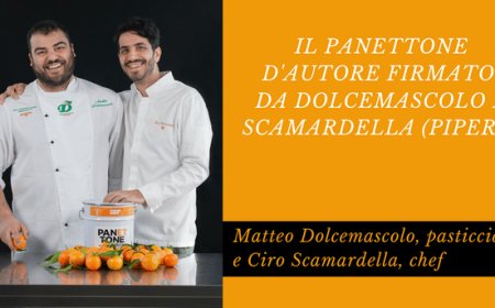 Il panettone d'autore firmato da Dolcemascolo e Scamardella (Pipero)