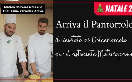 Arriva il Pantortolo, il lievitato di Dolcemascolo per il ristorante Materiaprima
