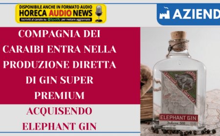 Compagnia dei Caraibi entra nella produzione diretta di gin super premium acquisendo Elephant Gin