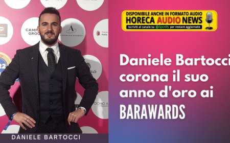 Daniele Bartocci corona il suo anno d'oro ai Barawards