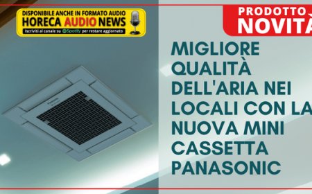 Migliore qualità dell'aria nei locali con la nuova Mini Cassetta Panasonic
