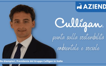 Culligan punta sulla sostenibilità ambientale e sociale