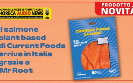 Il salmone plant based di Current Foods arriva in Italia grazie a Mr Root