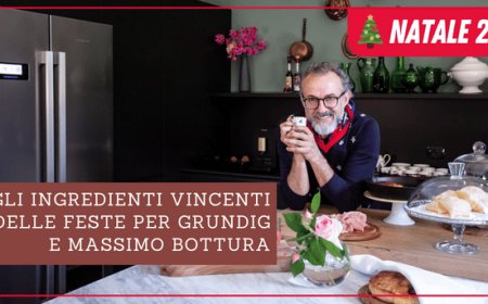 Gli ingredienti vincenti delle feste per Grundig e Massimo Bottura