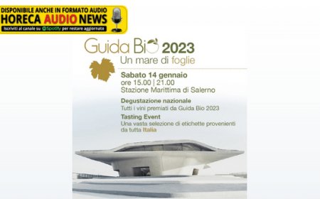 Il 14 gennaio a Salerno presentazione nazionale della Guida Bio, Selezione Vini 2023
