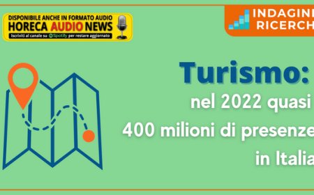 Turismo: nel 2022 quasi 400 milioni di presenze in Italia