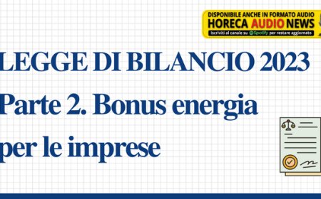 Legge di Bilancio 2023 - Parte 2. Bonus energia per le imprese