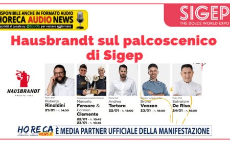 Hausbrandt sul palcoscenico di Sigep