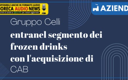 Gruppo Celli entra nel segmento dei frozen drinks con l'acquisizione di CAB