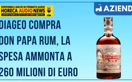 Diageo compra Don Papa Rum, la spesa ammonta a 260 milioni di euro