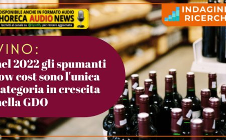 Vino: nel 2022 gli spumanti low cost sono l'unica categoria in crescita nella GDO