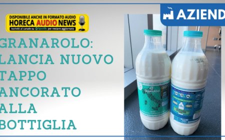 Granarolo: lancia nuovo tappo ancorato alla bottiglia