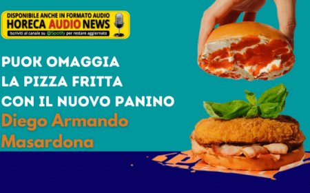 Puok omaggia la pizza fritta con il nuovo panino Diego Armando Masardona