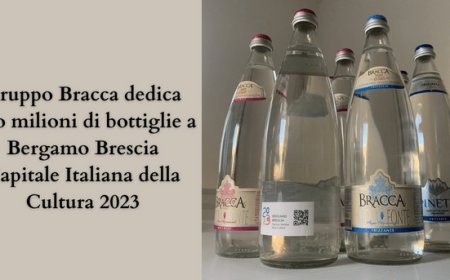 Gruppo Bracca dedica otto milioni di bottiglie a Bergamo Brescia Capitale Italiana della Cultura 2023