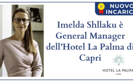 Imelda Shllaku è General Manager dell’Hotel La Palma di Capri