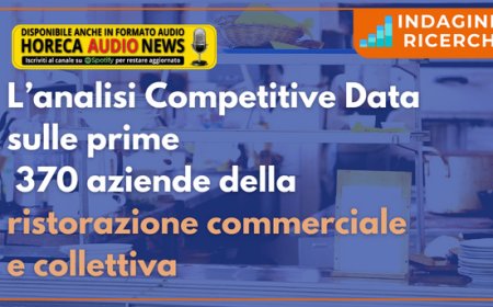 L’analisi Competitive Data sulle prime 370 aziende della ristorazione commerciale e collettiva