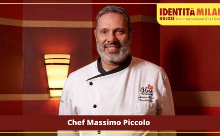 Chef Massimo Piccolo del Flora Restaurant presente a Identità Milano