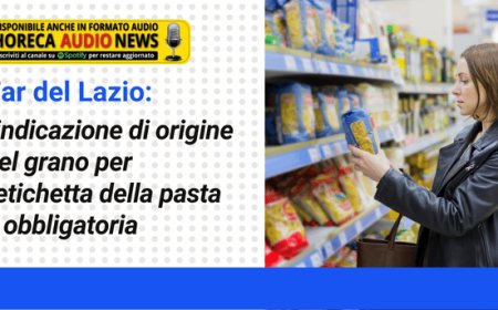 Tar del Lazio: l'indicazione di origine del grano per l'etichetta della pasta è obbligatoria