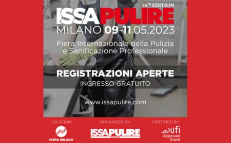Sono aperte le registrazioni per i visitatori di ISSA PULIRE 2023