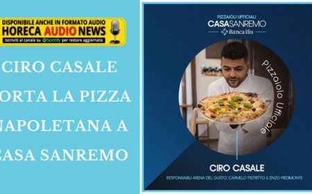 Ciro Casale porta la pizza napoletana a Casa Sanremo