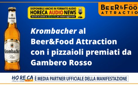 Krombacher al Beer&Food Attraction con i pizzaioli premiati da Gambero Rosso