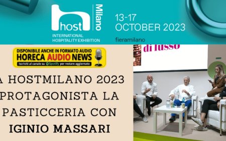 A HostMilano 2023 protagonista la pasticceria con Iginio Massari