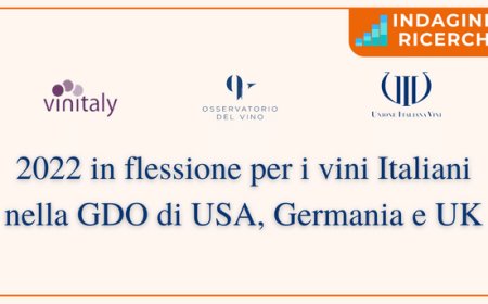2022 in flessione per i vini Italiani nella GDO di USA, Germania e UK