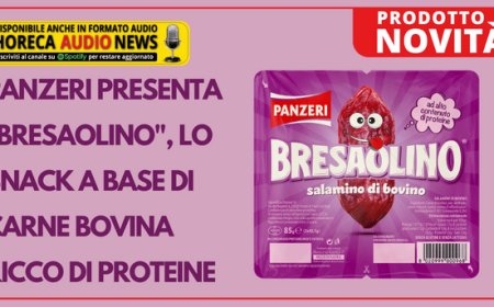 Panzeri presenta "Bresaolino", lo snack a base di carne bovina ricco di proteine