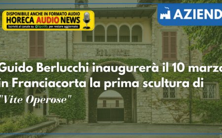 Guido Berlucchi inaugurerà il 10 marzo in Franciacorta la prima scultura di "Vite Operose"