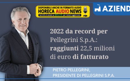2022 da record per Pellegrini S.p.A.: raggiunti 22,5 milioni di euro di fatturato