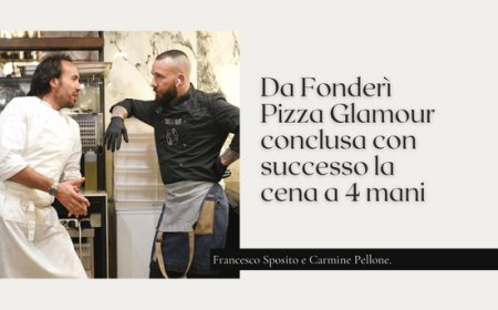 Da Fonderì Pizza Glamour conclusa con successo la cena a 4 mani