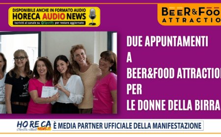Due appuntamenti a Beer&Food Attraction per Le Donne Della Birra
