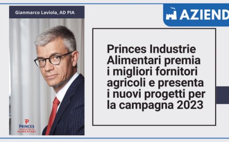 Princes Industrie Alimentari premia i migliori fornitori agricoli e presenta i nuovi progetti per la campagna 2023