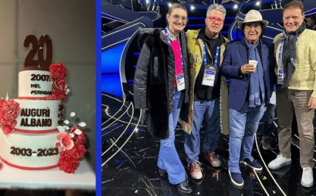 A Sanremo 4 torte realizzate da Ernst Knam per il compleanno di Al Bano