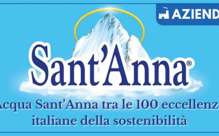Acqua Sant’Anna tra le 100 eccellenze italiane della sostenibilità