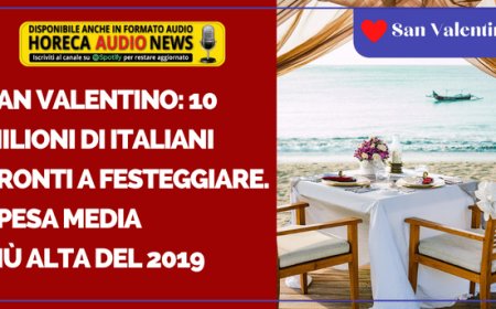 San Valentino: 10 milioni di italiani pronti a festeggiare. Spesa media più alta del 2019