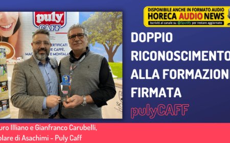 Doppio riconoscimento alla formazione firmata pulyCAFF